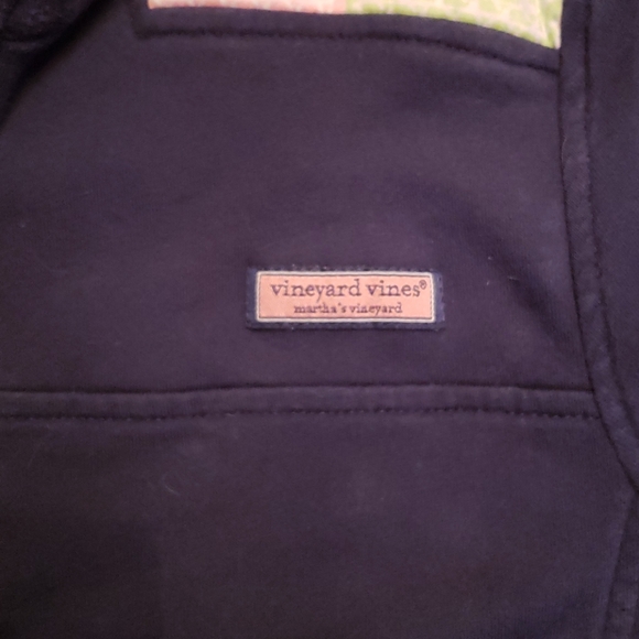 Vineyard Vines navy pullover sz m - Picture 3 of 6